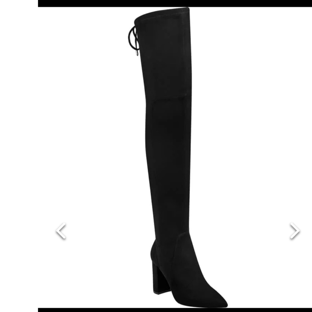 Marc Fisher LTF Ulona Over The Knee Black Boots 9M